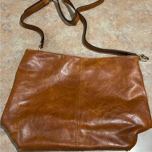 Brown Leather Shoulder Bag